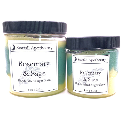 Rosemary and Sage Sugar Scrub